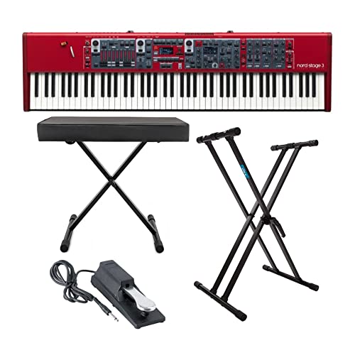 Nord Stage 3 88Key FullyWeighted Hammer Action Keyboard with Knox