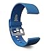 Fitbit Blaze Bands, Silicone and Magnetic Loop Stainless Steel Replacement Accessories for the Fitbit Blaze, Large, Small, Universal Sizes. Multiple Colors. By Teak