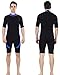 DEHAI Men Women's Full Wetsuits Thermal Suit Sleeves 3mm Neoprene Youth Adult's Diving Swimming Snorkeling Surfing Scuba Jumpsuit Warm Swimwear