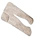 AngQi Full Pregnancy Body Pillow, U Shaped Maternity Pillow for Back Pain Relief and Pregnant Women, with Washable Cover - Khaki