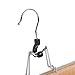LOHAS Home 10-Pack Non-Slip Wooden Collection Slack Hanger, Wood Skirt Hangers, Natural Finish