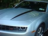 Hood Spear Decal Graphic Stripes - 2010-2015 Chevrolet Camaro - (Color: Hot Pink)