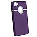 eForCity Snap-On Rubber Coated Case for Apple iPhone 4/4S - Retail Packaging - Purple