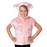 Charlie Crow Pig Costume for kids. One Size 3-9 Years.