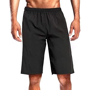 CAMEL CROWN Sportshorts voor heren, sneldrogend, korte broek, hardloopbroek met zakken, licht, ademend, voor hardlopen…