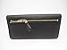 Coach Pebbled Leather Checkbook Wallet Clutch - F16613, Im/Black, One Size
