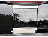 Is Compatible with 2017-2020 Honda Ridgeline 2 Piece Stainless Sliding Rear Window Trim Accents RW17240