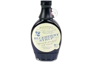 Blueberry Syrup 3 Ingredients - Blackberry Patch 8 oz Bottle – Oprahs Favorite Things 2014, Small Batch & Handmade in Georgia, Perfect on Pancakes, Waffles & French Toast, Great Dessert Topping