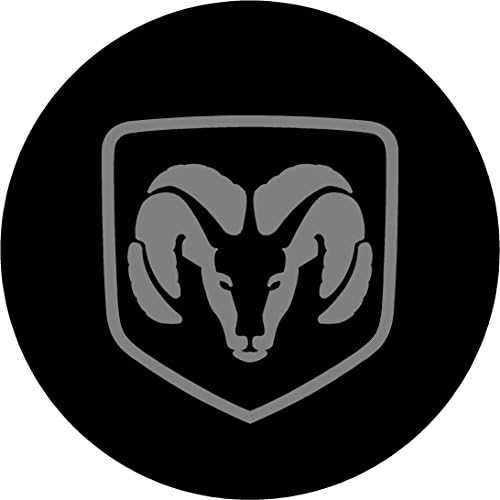 Dodge Ram Black and Gray Replacement Decal Sticker 6 Piece Set (3")