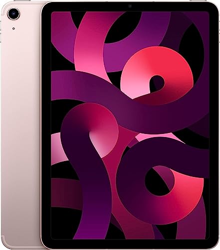 Apple 2022 iPad Air, 10,9 pulgadas, Wi-Fi + Cellular, 256 GB, rosa, 5.ª generación (renovado)