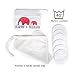 Reusable Organic Bamboo Nursing Pads And Washable Laundry Bag Super Soft