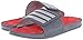 adidas Performance Men's Adissage 2.0 M Stripes Sandals,Onix Grey/Metallic Silver/Vivid Red,5 M US