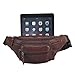 Polare Genuine Leather Fanny Pack/Waist Bag/Organizer (Classic Style)