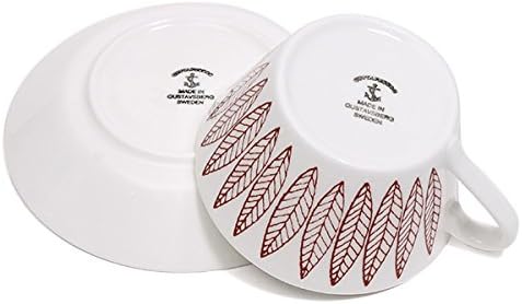 GUSTAFSBERGグスタフスベリリンドベリ SALIXサリックスREDティーカップソーサー5010090400