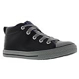 Converse Youths Chuck Taylor Street Mid Synthetic Trainers