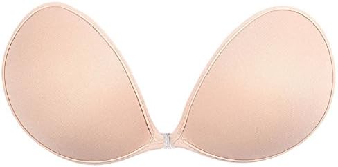 The StickieBra Company Women's StickieBra's Backless Strapless Invisible Petal Bra C Cup Nude