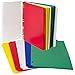 C-Line Two-Pocket Heavyweight Poly Portfolio Folder, 3-Hole Punch, 11 X 8.5, Assorted, 10/Pack