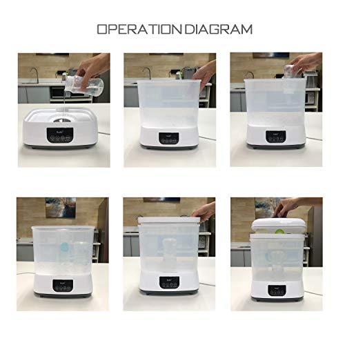 Bable Bottle Dryer, Electric Steam Clean Bottles, Keep Steam Clean, Food Dehydrator Machine and Vegetable Dryer