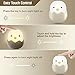 Kids Night Lights for Bedroom: Baby Night Light, Cute Chick Night Light for Kids - Ideal Baby Gift for New Moms (USB Rechargeable Battery LED Lamp)