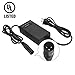 YHWSHINE 24V 2A Scooter Battery Charger for Jazzy Power Chair,Pride Hoveround Mobility,Schwinn S150 S300 S350 S400 S500 S650,Ezip 400 500 650 750 900 Mountain Trailz,Shoprider,Golden Buzzaround Lite