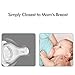 b&h Glass Baby Bottle Feeding Bottle for Babies Newborn Baby Glass Feeder BPA Free (Dog, 8oz with Silicone Nipple)