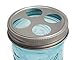 Stainless Steel Toothbrush Holder Lid for Mason, Ball, Canning Jars (Single Lid, Wide Mouth)