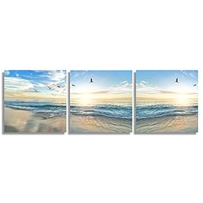 3 Piece Canvas Wall Art for Living Room Bedroom Home Artwork Popular Art Paintings Ready to Hang - 12"x12"x3 Panels