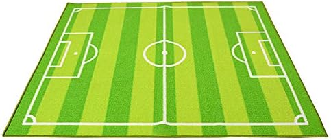 Children's Carpet Soccer Field Mat Living Room Bedroom Machine Washable Mat Green Mat