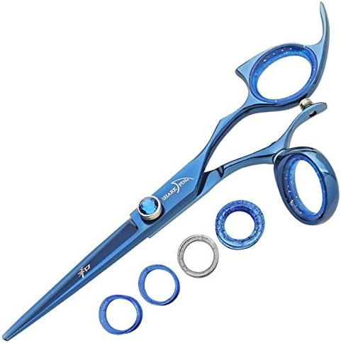 Shark Fin Beauty - Blue Professional Line Line 5.5" Swivel-Thumb Hair Shear