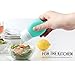 Salad Dressing to Go, Squeezy Silicone Portable Bottles for Ketchup/Sauces, Mini Food Storage Containers with Cleaning Brush, Leak Proof, Leak-Resistant, Set of 4 (1.3oz, 37ml)