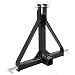ECOTRIC 3 Point 2" Receiver Trailer Hitch Category 1 Tractor Tow Hitch Drawbar Adapter with One Year Warranty primary