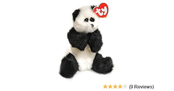 checkers panda beanie baby
