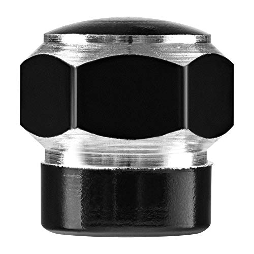 image for Valve-Loc Two-Tone Hexagon Tire Valve Caps (10-Pack) Heavy-Duty Stem C