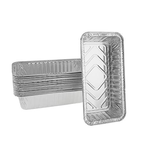 BBQ Future 15 Pack Aluminum BBQ Drip Pans Grill Grease Trays Foil Pan