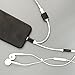 iPhone 7 Adapter, 2 in 1 Lightning Cable Charge and Headphone