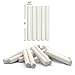 Emraw Eraser 12 White Chalk Dustless Non-Toxic 12 Color Chalkboard School Office and Sidewalk Outdoor Chalk Block Bundle with Eraser Pack of 25
