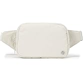 Pander Belt Bag Large 2L, Nylon Fanny Pack Purse for Women and Men with Adjustable Strap