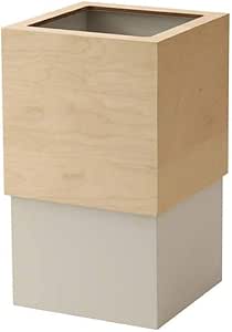Contenedor De Basura De Madera Y Diseño Semiabierto Para Hogar Y Hotel