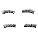 Highpot Ultra-thin 0.2mm Magnetic Eye Lashes 3D Reusable False Magnet Eyelashes (A)