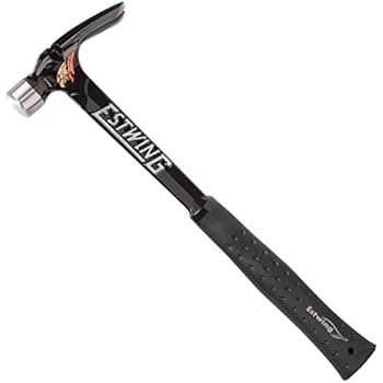 Estwing Ultra Series Hammer - 19 oz Rip Claw Framer with Smooth Face & Shock Reduction Grip - EB-19S