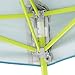 E-Z UP Vista Instant Shelter Canopy, 12' x 12', Limeade Powder-Coated Steel Frame with Wide-Trax Roller Bag & 4 Piece Spike Set, Splash