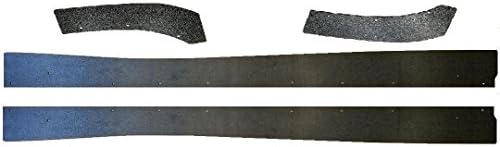 SBS Performance Parts 2 Side Splitters &amp; 2 rear splitters 1/4 Automotive ABS spoiler 2015-2018 Dodge Charger SRT392s, HELLCATS, Daytonas, Scat Packs