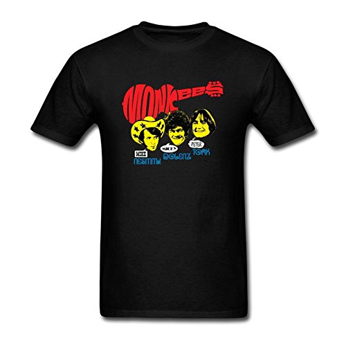 SAMMA Men's The Monkees Design Cotton T Shirt