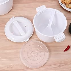FEESHOW Portable Microwave Rice Cooker with Rice