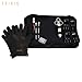 TeiKis BBQ Set [1x BBQ Gloves, 1x Bear Paws Meat Handler, 1x Seasoning Injector Grilling, 1x Case] Heat Resistant Barbeque Grill and Smoker Kit Accessories