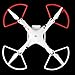 ELENKER 2 Pairs Snap On/Off Prop Guards for DJI Phantom 1 2 3 VISION + FC40 Red and White