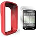 TUSITA Case for Garmin Edge Explore 820 - Silicone Protective Cover - GPS Bike Computer Accessories (Red)