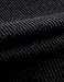 Ohoo Mens Slim Fit Small Ribbed Cotton Blend Turtleneck Pullover/DCP026-BLACK-M