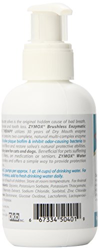 Pet King Brands Zymox Water Additive Oral Solution, 4-Ounce Pump