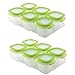 OXO Tot Baby Blocks Freezer Storage Containers 2-Ounce, Set of 12, Clear